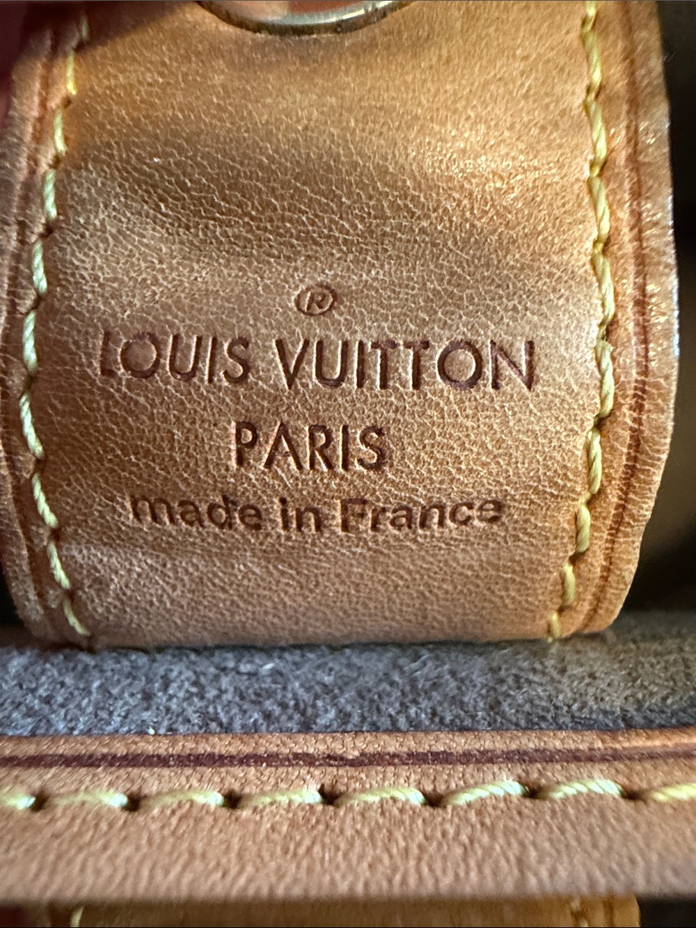 Louis Vuitton Multicolor Monogram Black Canvas & Tan Leather Shoulder Bag - Picture 8 of 16